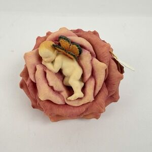 Country Artists Butterfly Fairies A Bed of Roses Figurine 2003 No.03121